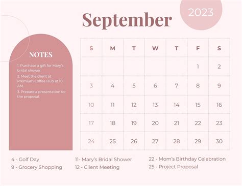 September 2023 Calendar Calendar - Get Calender 2023 Update