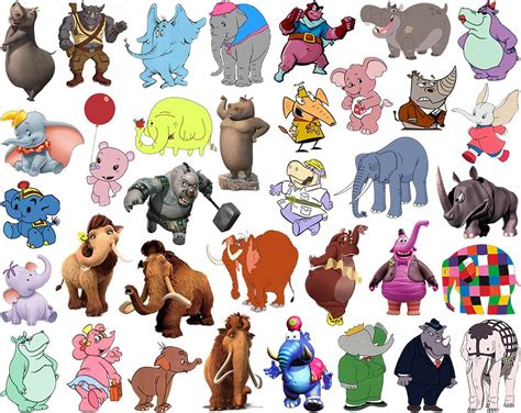 Find the Cartoon Pachyderms Quiz