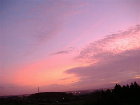 pink, purple, blue sky by H3nsh on DeviantArt