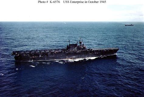 11 Amazing WWII Color Pictures Of The USS Enterprise - Big E | War ...