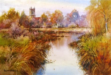 Painting of Chiddingstone England – Roland Lee