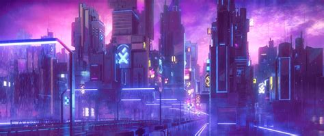 Neon City Desktop Wallpapers - Wallpaper Cave