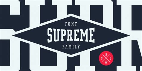 Supreme FONT Download