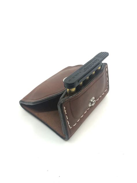 Round Pouch (revolver ammo) HolsterPro Gun Leather