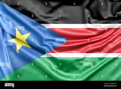 Flag of South Sudan Stock Photo - Alamy