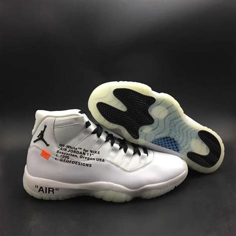 Air Jordan 11 Off-White | Custom jordan shoes, Air jordans, Jordan 11