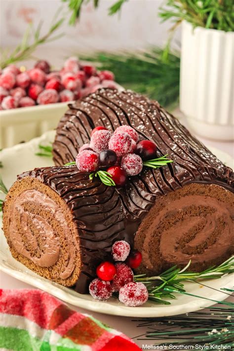 Buche de Noel - melissassouthernstylekitchen.com