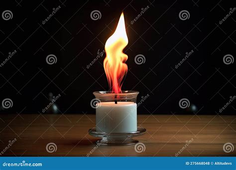 Optical Illusion of a Flickering Candle, with the Flame Appearing To ...