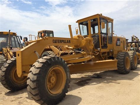 High Speed CAT Old Motor Graders , Road Maintainer Grader 14G With 3 ...