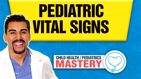 Pediatric Vital Signs Nursing Assessment | Pediatric NCLEX Review - YouTube