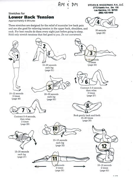 printable sciatica stretches and exercise pdf