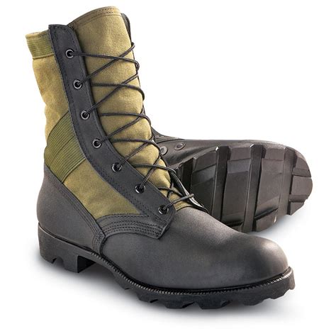 Men's Altama® Jungle Boots, Black / Olive - 107775, Combat & Tactical ...