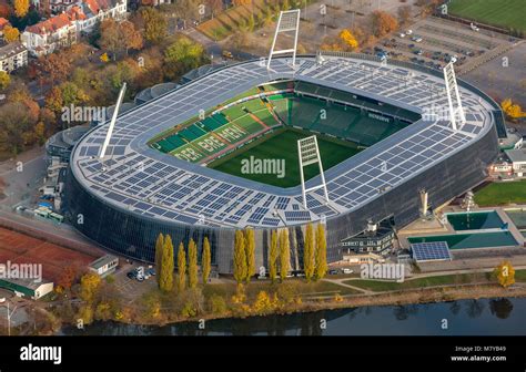 Werder Bremen Stadium - Aerial View Stadium Of Bundesliga Club Sv ...