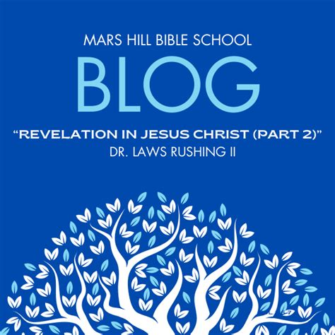 Revelation in Jesus Christ (Part II)