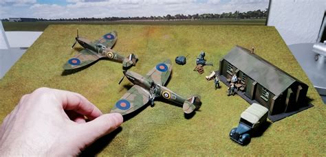 Airfix Battle of Britain diorama in 1/72 scale Hurricane and ...