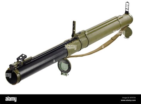 anti-tank rocket propelled grenade launcher "bazooka" type isolated on ...