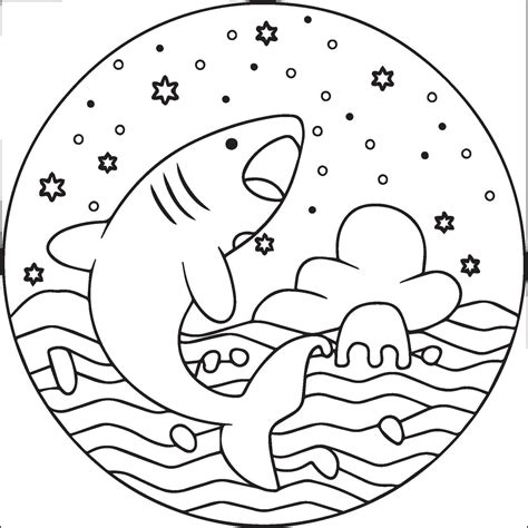 Whale Shark coloring pages. Whale Shark outline for coloring book ...