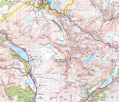 Maps of Snowdon - Snowdon (Yr Wyddfa) Info