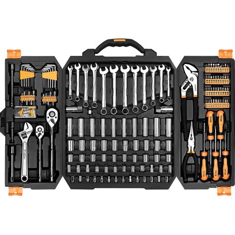 DEKOPRO 192 Piece Mechanics Tool Set Socket Wrench Set,Auto Repair Hand ...