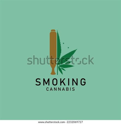 Cannabis Natural Products Joint Smoke Illustrations Stock Vector ...