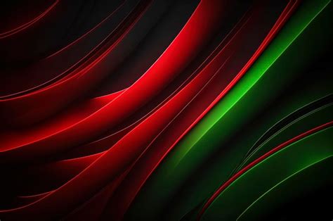 Premium Photo | Red and green abstract background abstract wave ...