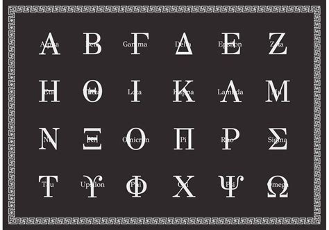 Free Greek Alphabet Uppercase Vector 89060 Vector Art at Vecteezy