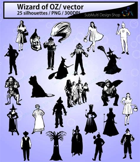 Wizard Of Oz Silhouette Vector at Vectorified.com | Collection of ...