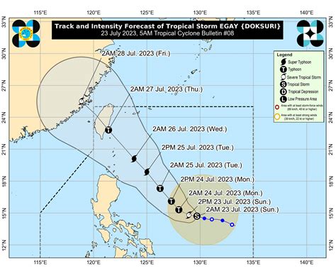 Pagasa: Egay may develop into typhoon in 24 hours, super typhoon by ...