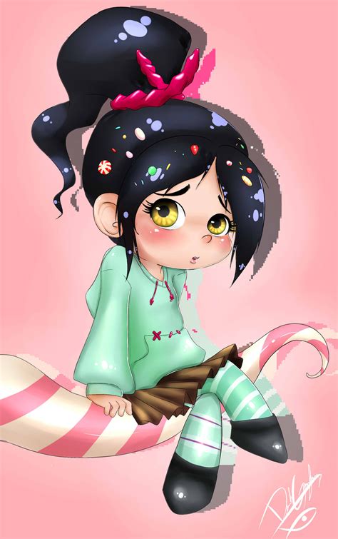 Vanellope - Wreck-It Ralph Fan Art (34996627) - Fanpop