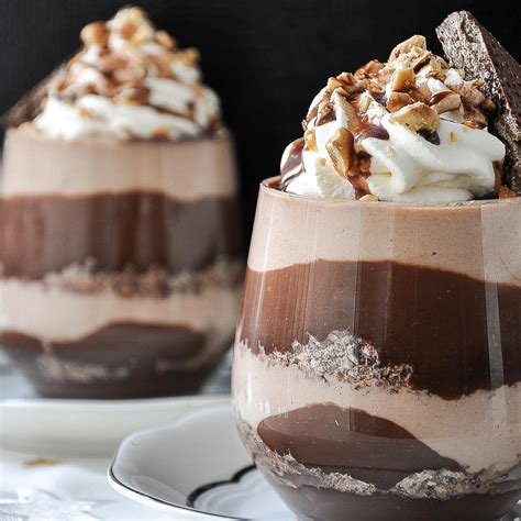 Chocolate Hazelnut Dessert in a glass - PrettySweet