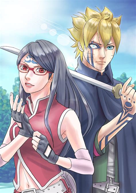 The Future: Sarada and Boruto by (Tonerico4970) via Twitter : r/Naruto