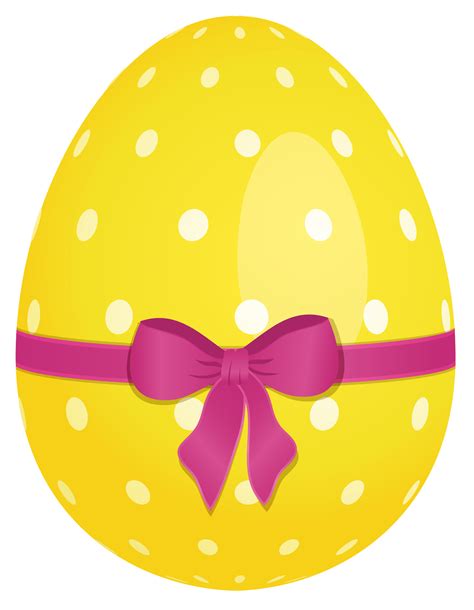 Easter Bunny Egg hunt Clip art - Easter Eggs Dotted Yellow PNG png ...