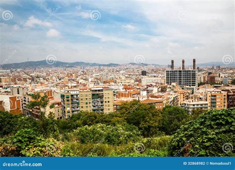 Barcelona city stock photo. Image of cityscape, contemplation - 32868982