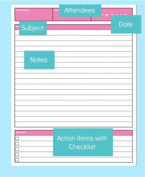 Note taking templates for meetings I would - Rocketbook