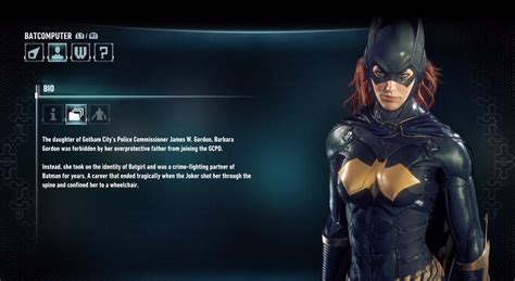 Image - Batman Arkham Knight Character bios Batgirl.png | Batman Wiki ...