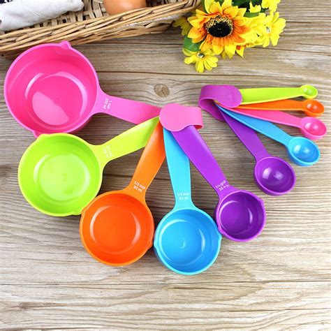 5 Pcs Baking Cup Spoons Cooking Measuring Spoon Set Nesting Cups Baking ...