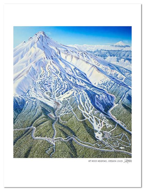 Mt. Hood Meadows Ski Map – James Niehues