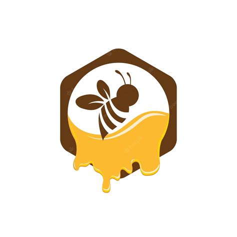 Premium Vector | Bee honey logo template