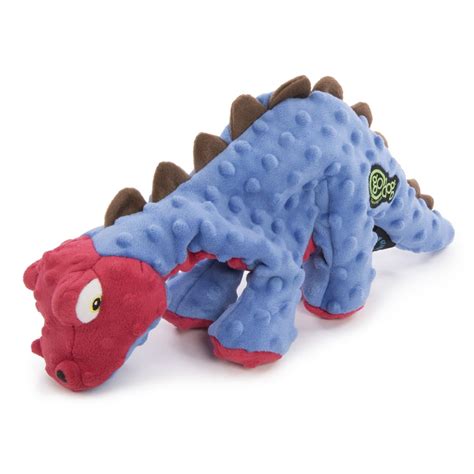 goDog Dinos Spike with Chew Guard Technology Squeaker Plush Dog Toys ...