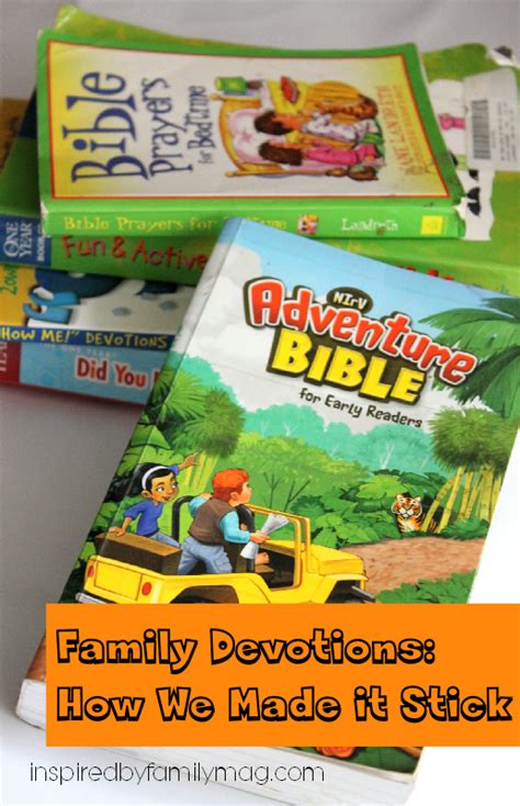 Family Devotions: How We Made it Stick in the Busyness