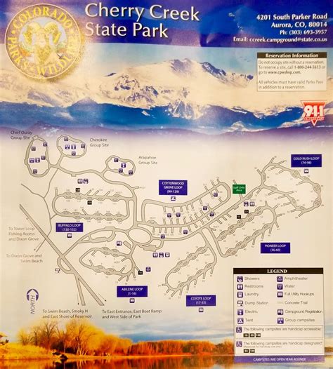 Cherry Creek State Park Map