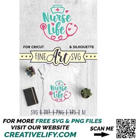 Nurse Life Svg File, Cricut Silhouette Cutting Files, Medica - Inspire ...