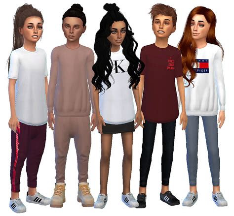 800 Followers Gift: Kids Streetwear Collection - Sims Runway Sims 3 ...