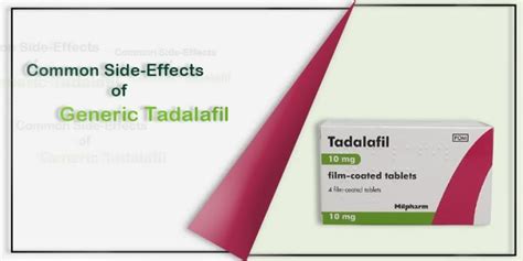 Common Side-Effects of Generic Tadalafil to Know About