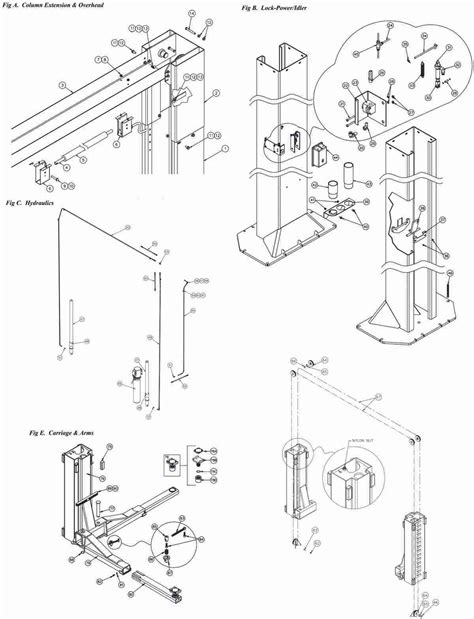 Challenger lift replacement parts - Equipment Parts Canada