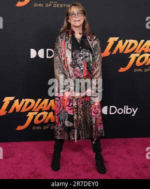 Karen Allen arrives at the premiere of "Indiana Jones and the Dial of ...