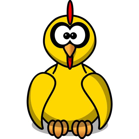 Yellow chick clip art | Free SVG