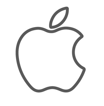 Black Apple Logo Transparent Background - ClipArt Best