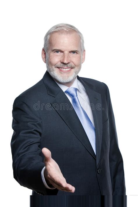 Portrait of a Businessman Holding Newspaper in Front of His Face with ...