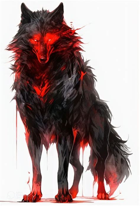 Black And Red Wolf Fursuit